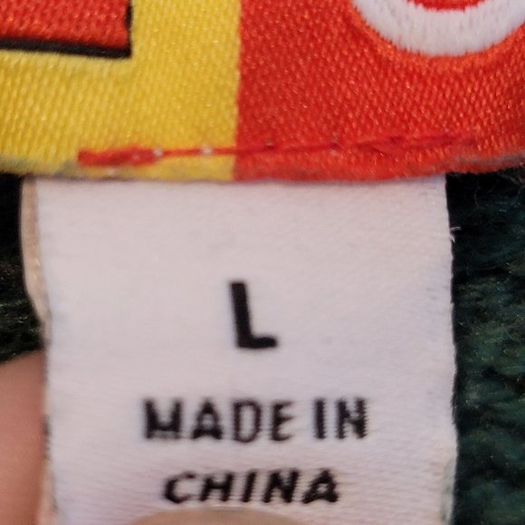 Target Lego Sweater Green Textured Long Sleeves Adult Size Large - Picture 4 of 9